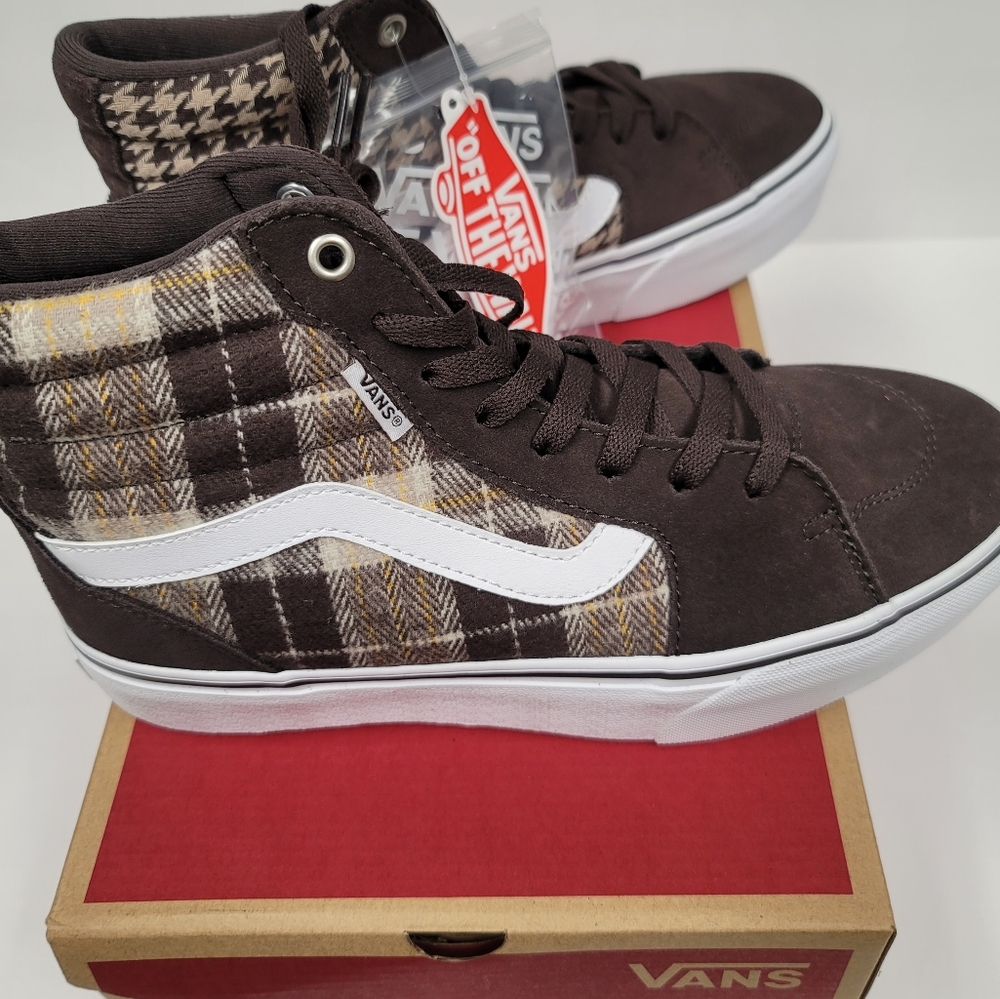 Brown Off The Wall Vans